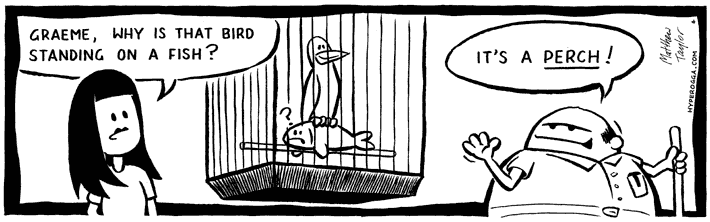 Graeme Frontbum's Pet World comic strip 04