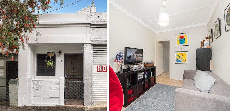 Garage-conversion house at 19 London St Enmore