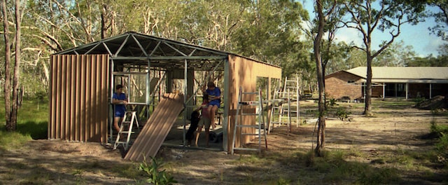 Backyard workshop construction