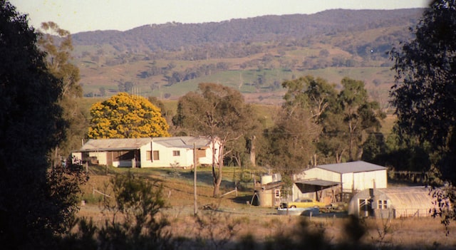 A view of our family farm buildings