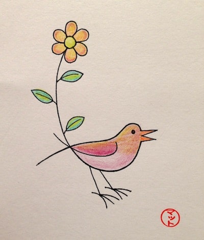 Flower bird