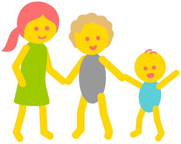 Sylvie, Arlo, and Summer caricatures