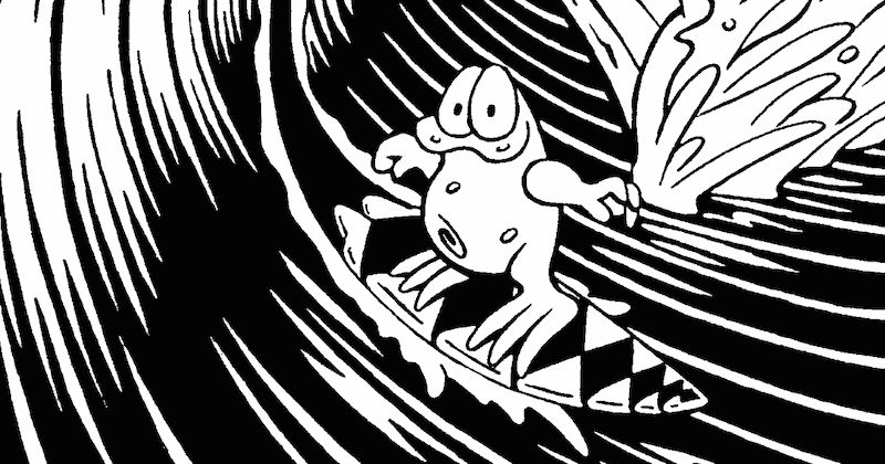 Ogga The Cane Toad comic strips