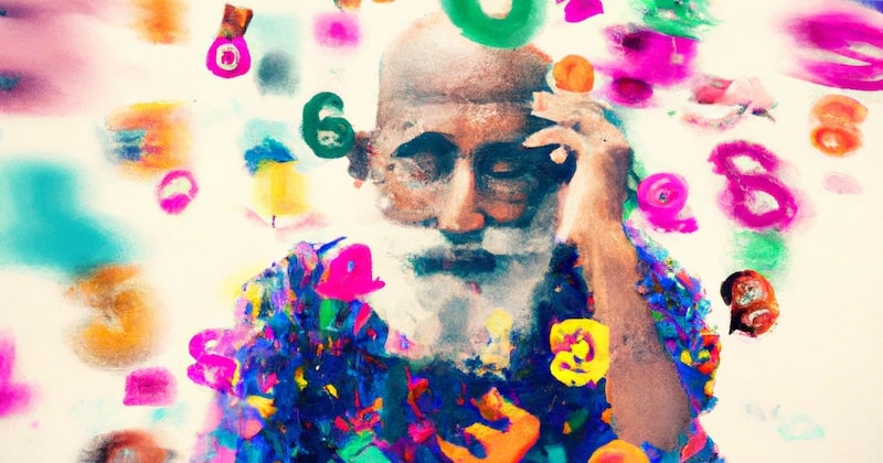 An old man with fading synesthesia