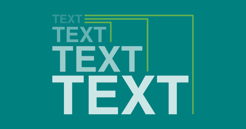 Responsive text size