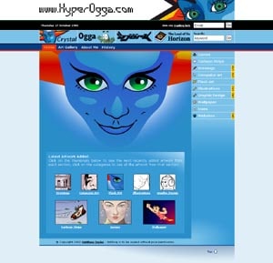 Website version 7: Blue