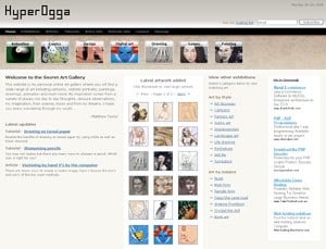 Website version 9: Secret Art Gallery